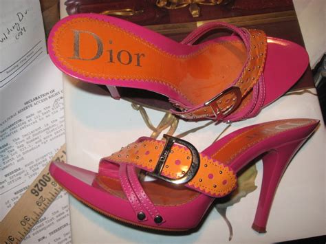 orange dior sandals|dior designer sandals for women.